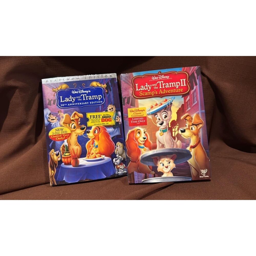 Lady and The Tramp DVD 50th Anniversary & Lady and The Tramp II